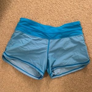 Lululemon blue womens shorts